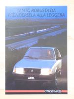 Citroen Axel - Prospekt Italien 9/85 - Y023
