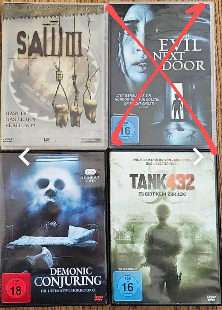 Tutti i DVDs: Horror-Filme – Usato da Spiegel b. Bern venduto da JeromeG9