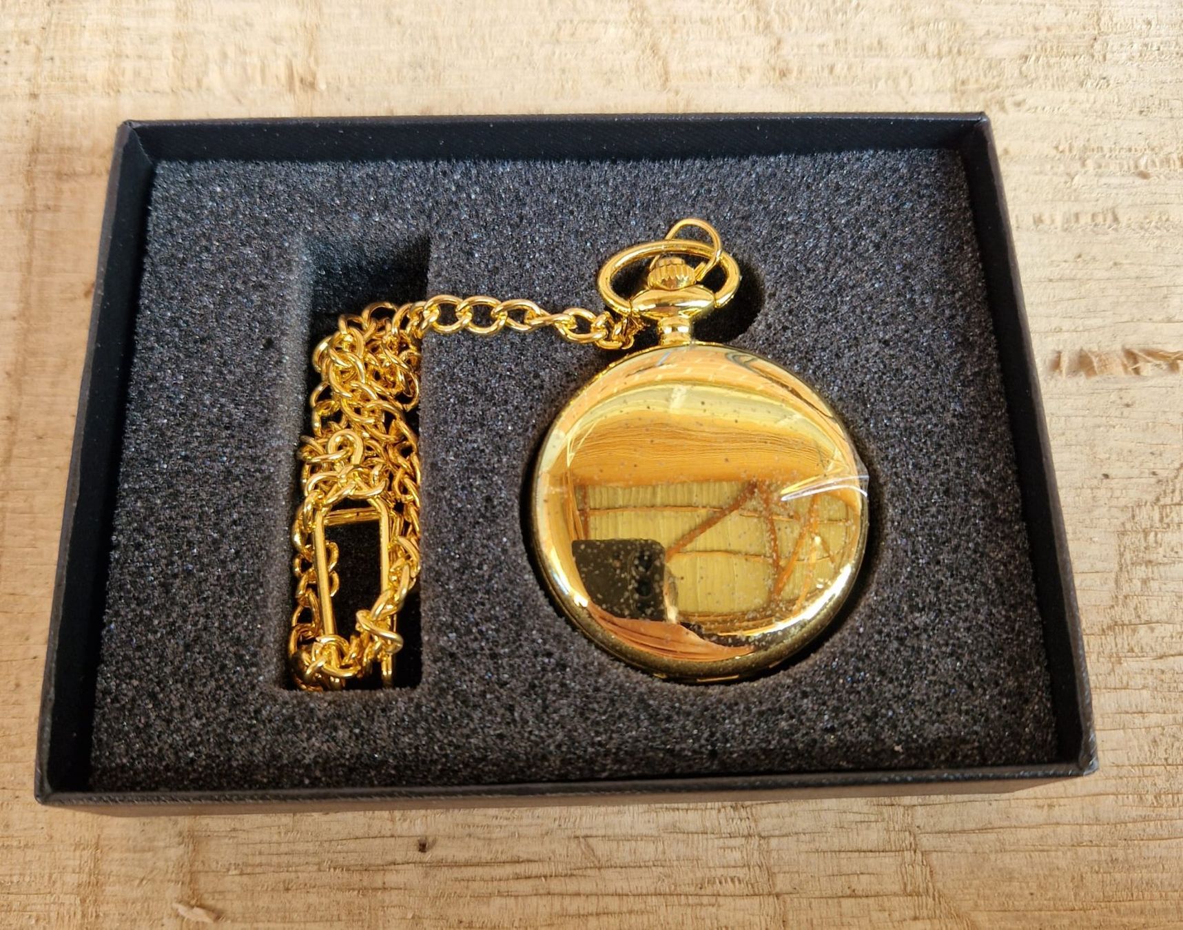 Orologi: Taschenuhr Silbrig – Nuovo e nell'imballaggio originale da Dorf venduto da Messer-Schweiz 2