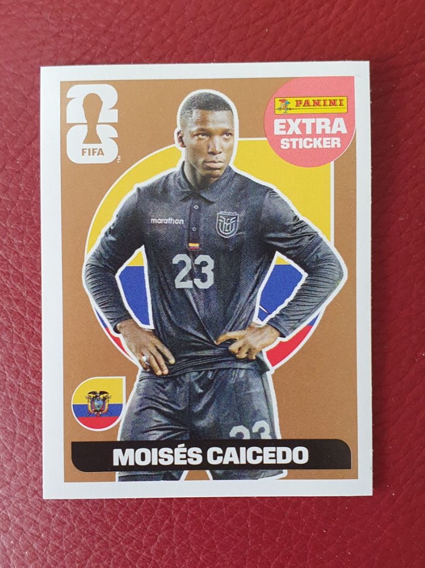 Panini Sammelbilder & Trading cards: Panini Extra Sticker WM 2026, Moises Caicedo Bronze – Neu (gemäss Beschreibung) aus Winterthur von Heazint