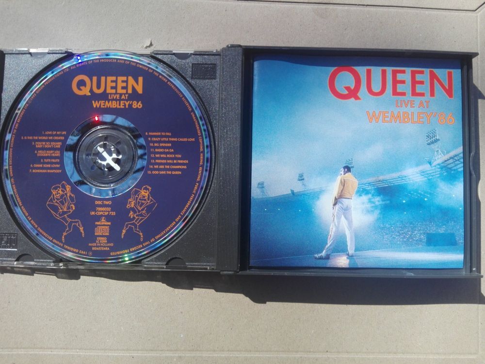Queen - Live at Wembley'86  (2-CD Box Set)       ©'1992 2