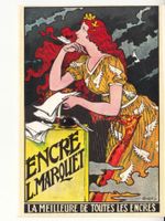 Kunstkarte Plakat Encre Marquet Retro