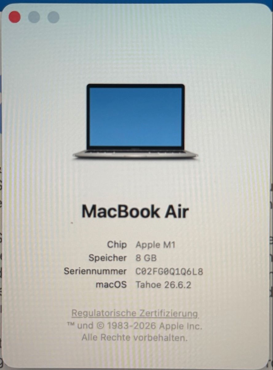 Apple Notebook: Macbook Air M1 2020/1 – Usato da St. Gallen venduto da Dina_P 3