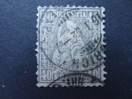 1881 Nr. 50 mit Vollstempel von Zürich SBK 5000.-