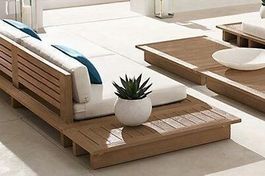 Sofa Outdoor Lounge Gartenmöbel Loungesofa Gartensofa Teak