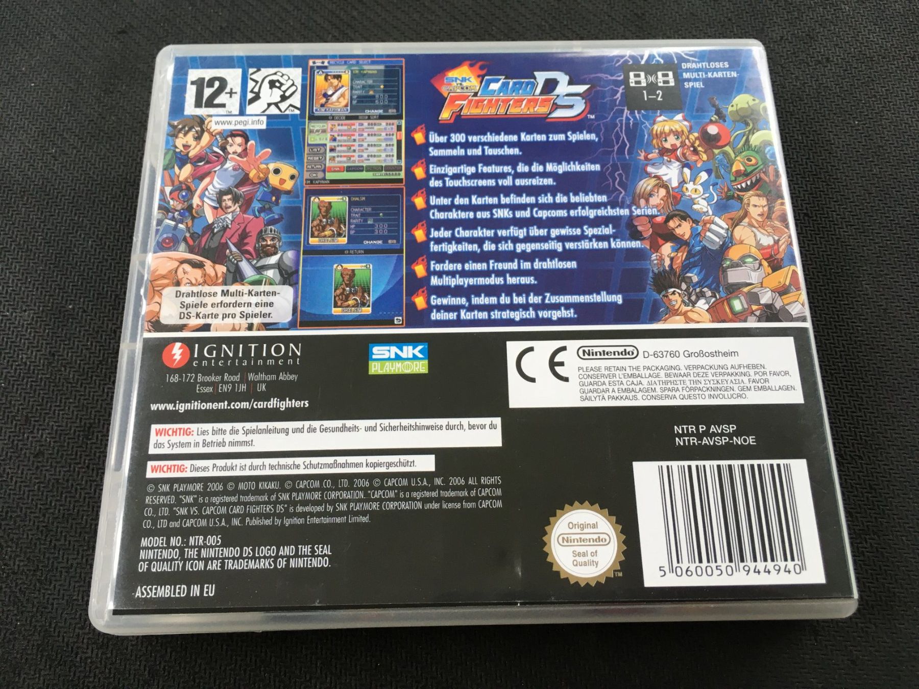 Nintendo Giochi: SNK vs Capcom Card Fighters DS - Nintendo DS – Usato da St.Gallen venduto da Punktchen01 1