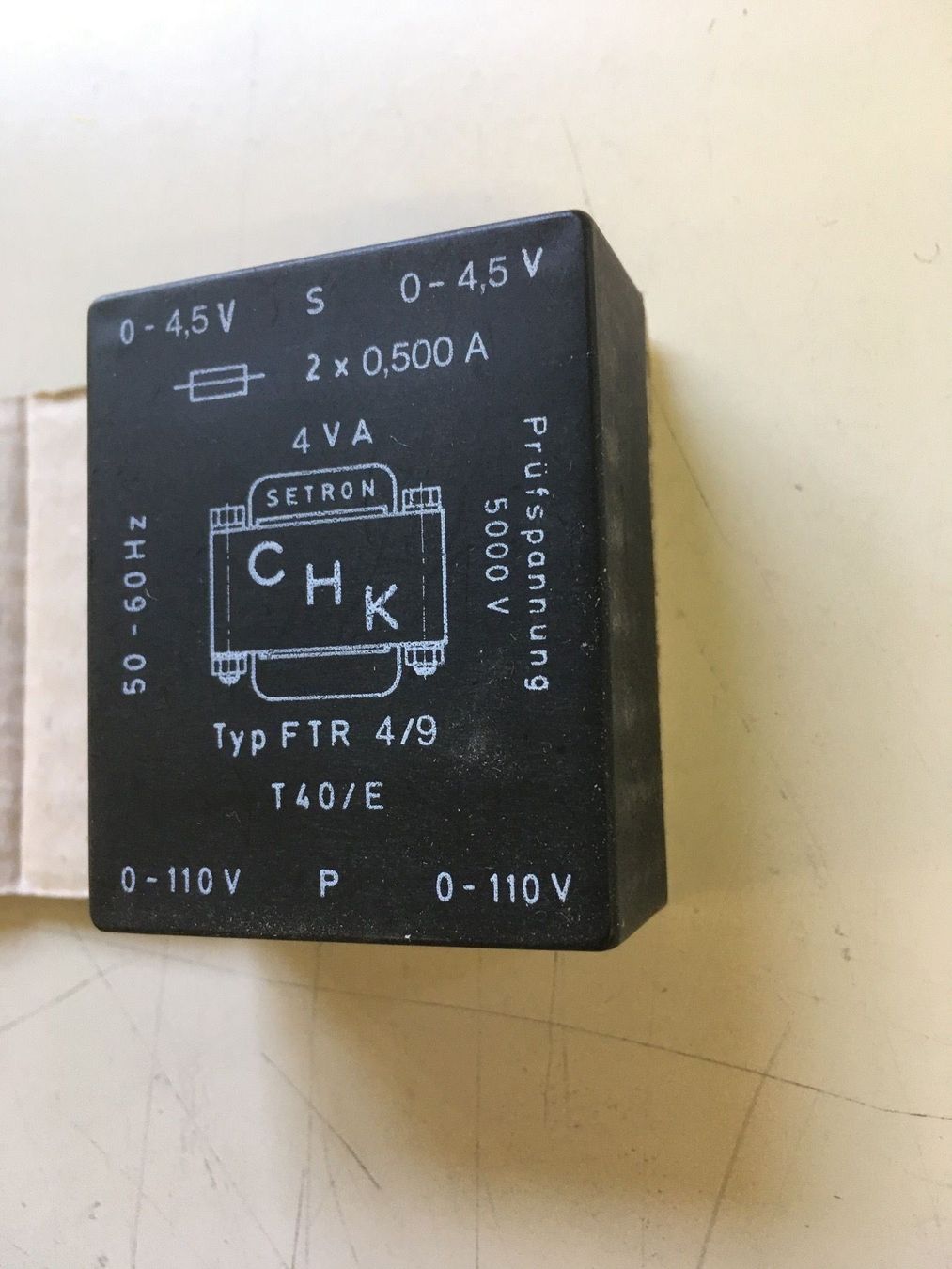 Componenti elettronici: Printtrafos 2x4,5V 4VA / 6VA – Nuovo e nell'imballaggio originale da Brugg AG venduto da Pedro4