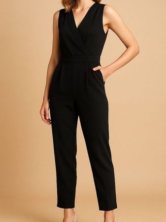 Jumpsuit Gr 38 Schwarz Damen Office Business party 🎁 basic