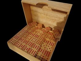 Domino Doppel 12 – Hochwertiges, handgefertigtes Holzspiel