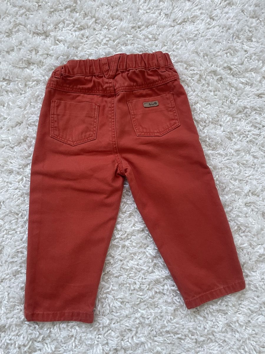 Cyrillus Pantaloni: Pantalon Cyrillus  brique taille 18 mois  – Nuovo (secondo la descrizione) da Versoix venduto da Pti-pois 1