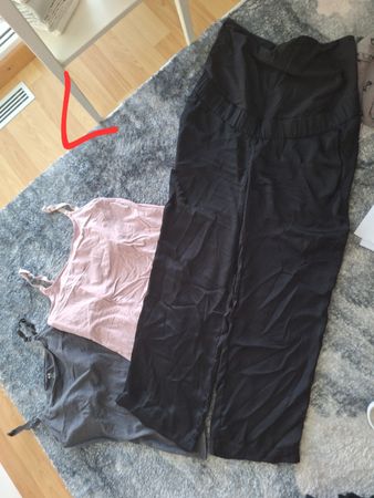 lot top grossesse allaitement et pantalon L