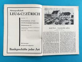 Bürkli’s ZÜRICHER KALENDER 1930