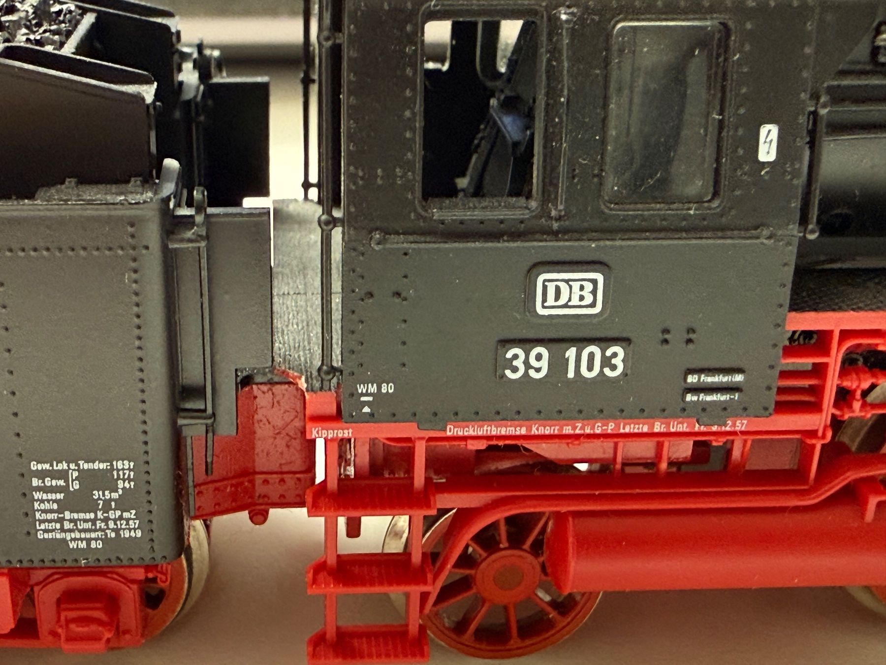 Fleischmann Modelleisenbahnen: FLM 4138 DB BR 39 Schwere Dampflok / DC HO – Gebraucht aus Jonschwil von sutfra12 5