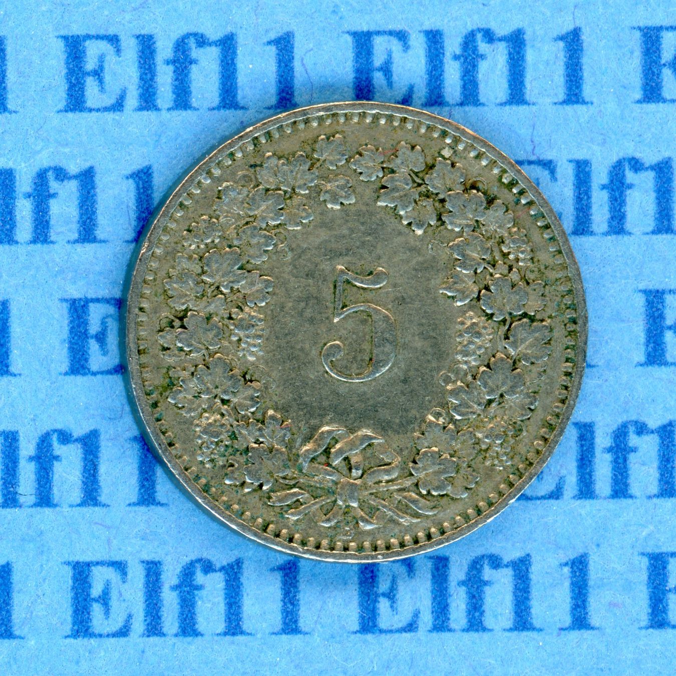 Tutti le monete: CHF___0.05 1912 ss+ 5 Rappen – Usato da Widnau venduto da Elf11 1