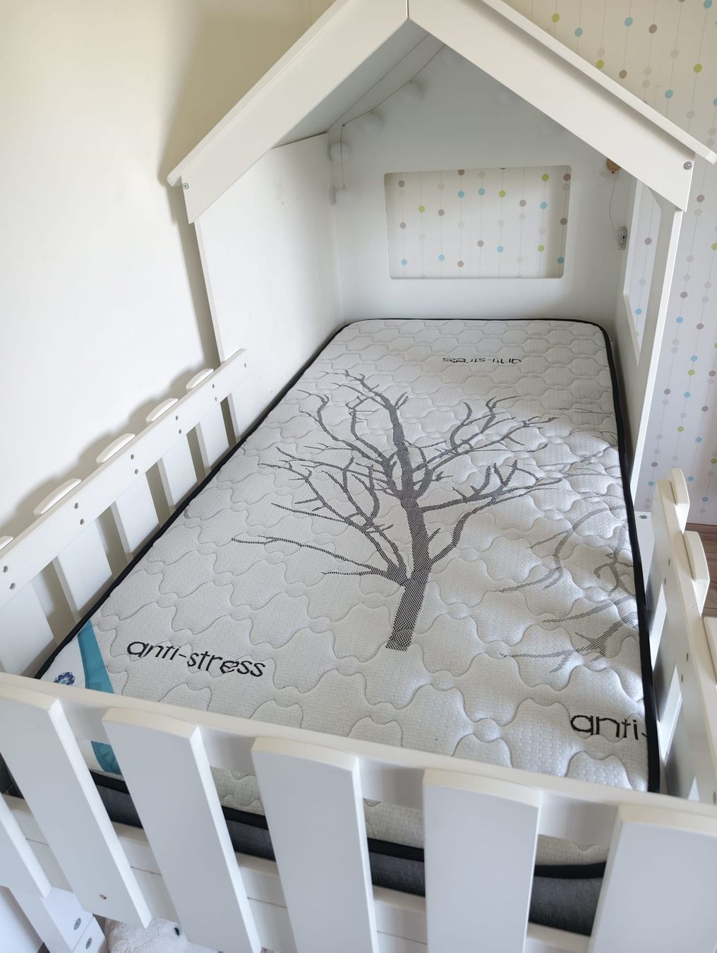 Letti: Lit enfant cabane modulable 90x190 cm + sommier + matelas – Usato da Meyrin venduto da san_d666 2