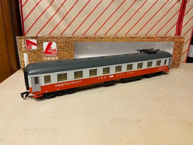 Lima Modelleisenbahnen: Speisewagen der SBB Lima Spur 0 – Gebraucht aus Rudolfstetten von Rrst1968