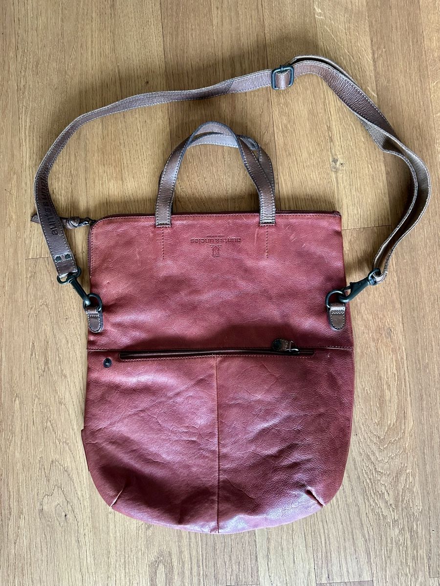 Aunts & Uncles Taschen für Damen: Aunts & uncles Tasche, bordeauxrot, weiches Leder, – Gebraucht aus Bern von fluffy07 1