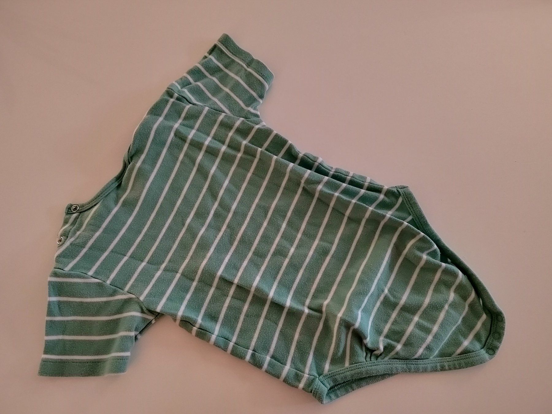 Migros Unterwäsche: Kurzarm-Body grün/weis, Grösse 98 – Gebraucht aus Einsiedeln von pattymary 1