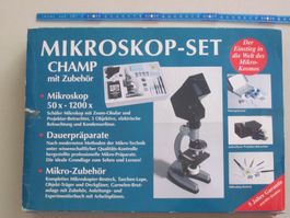 Mikroskop-Set CHAMP mit Zubehör