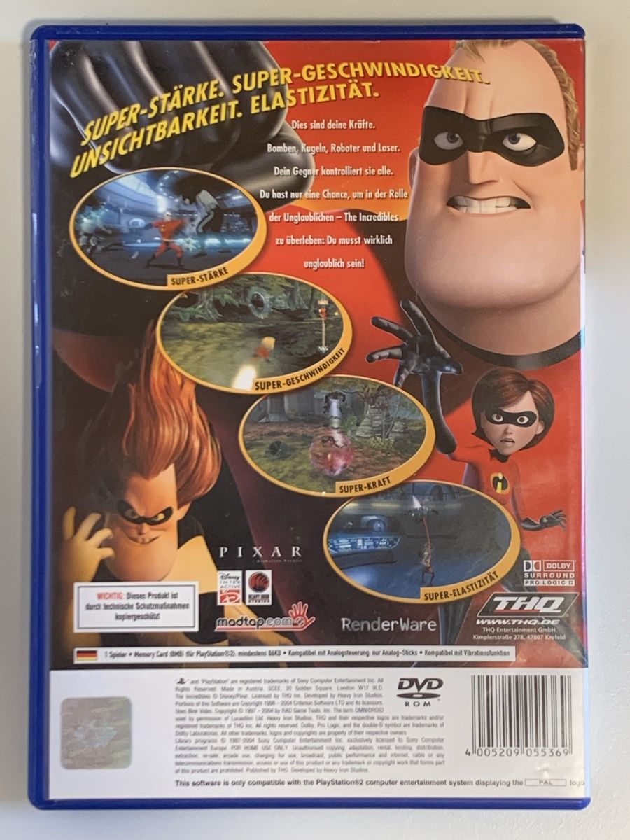 Sony Giochi: Die Unglaublichen - PS2 - DE – Usato da Ostermundigen venduto da RG-Collector 1