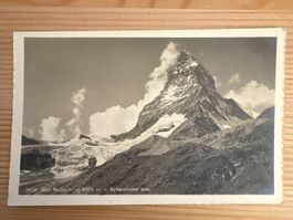 Antike Ansichtskarte, SCHWEIZ, Matterhorn vom Schwarzsee aus