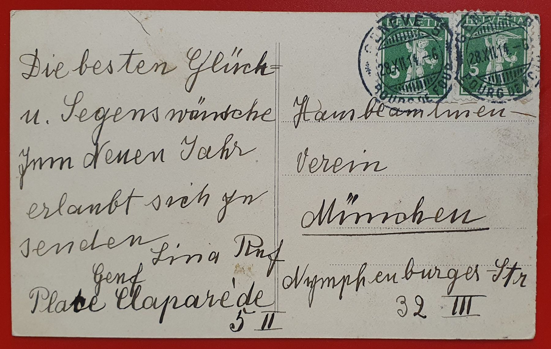 Cartoline postali: Genéve 1914 - La Gare du P.L.M. – Usato da Kreuzlingen venduto da Rschweiz1 1
