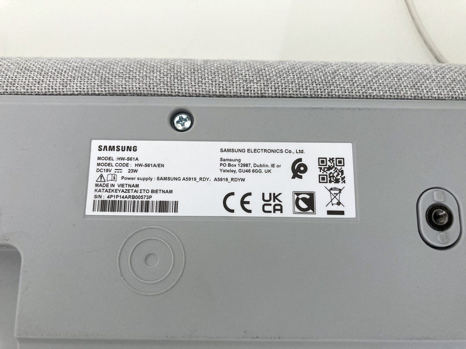 Samsung Home Cinema: Samsung Soundbar HW-S61 A – Usato da Neftenbach venduto da Wrangler98 5