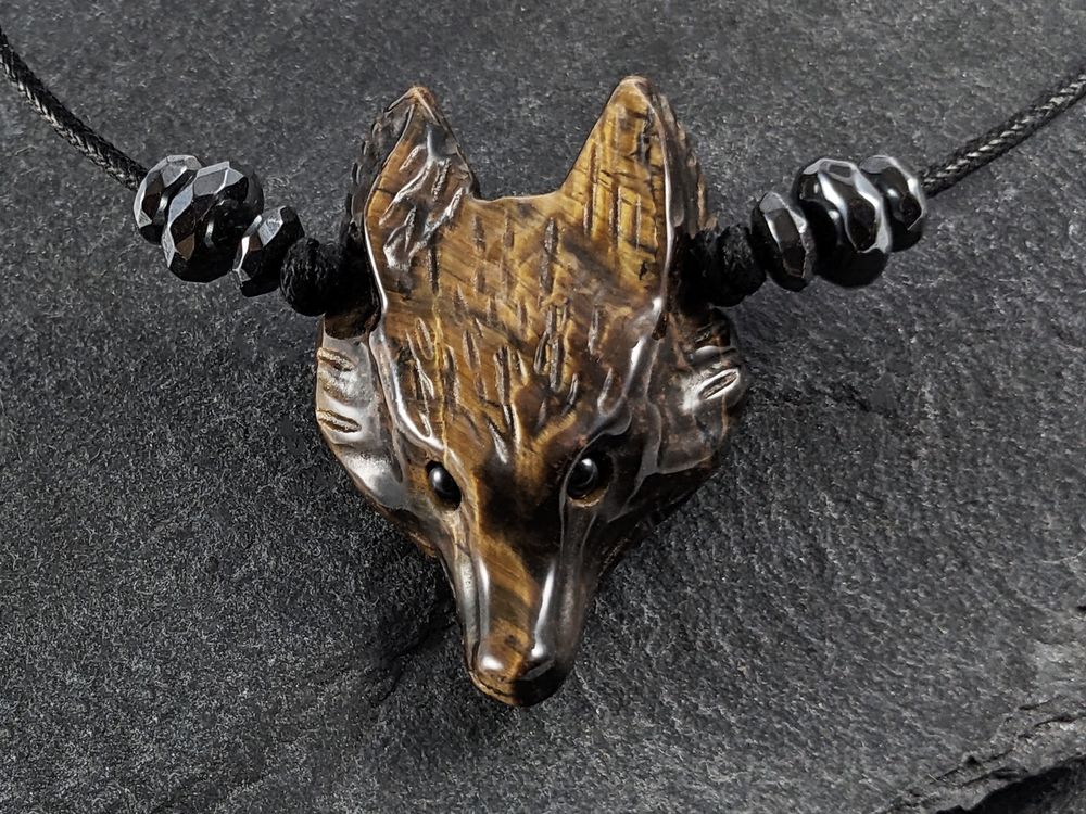 Herren Halskette Mit Wolfskopf – Edelstahlkette, Punk & Hip Hop Style Für Männer Und Frauen