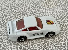 1 Porsche 959 Matchbox 7cm Länge weiss