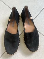 Espadrilles Wildleder schwarz
