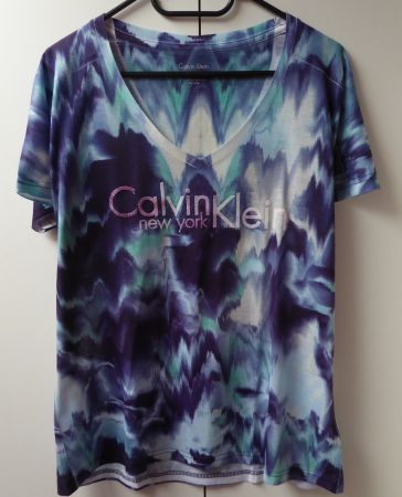 T-Shirt Calvin Klein Gr. L, bunt