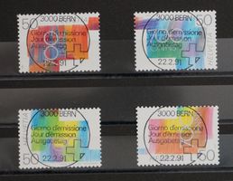 CH - Werbemarken - SBK Nr. 807-810 - ET Vollstempel