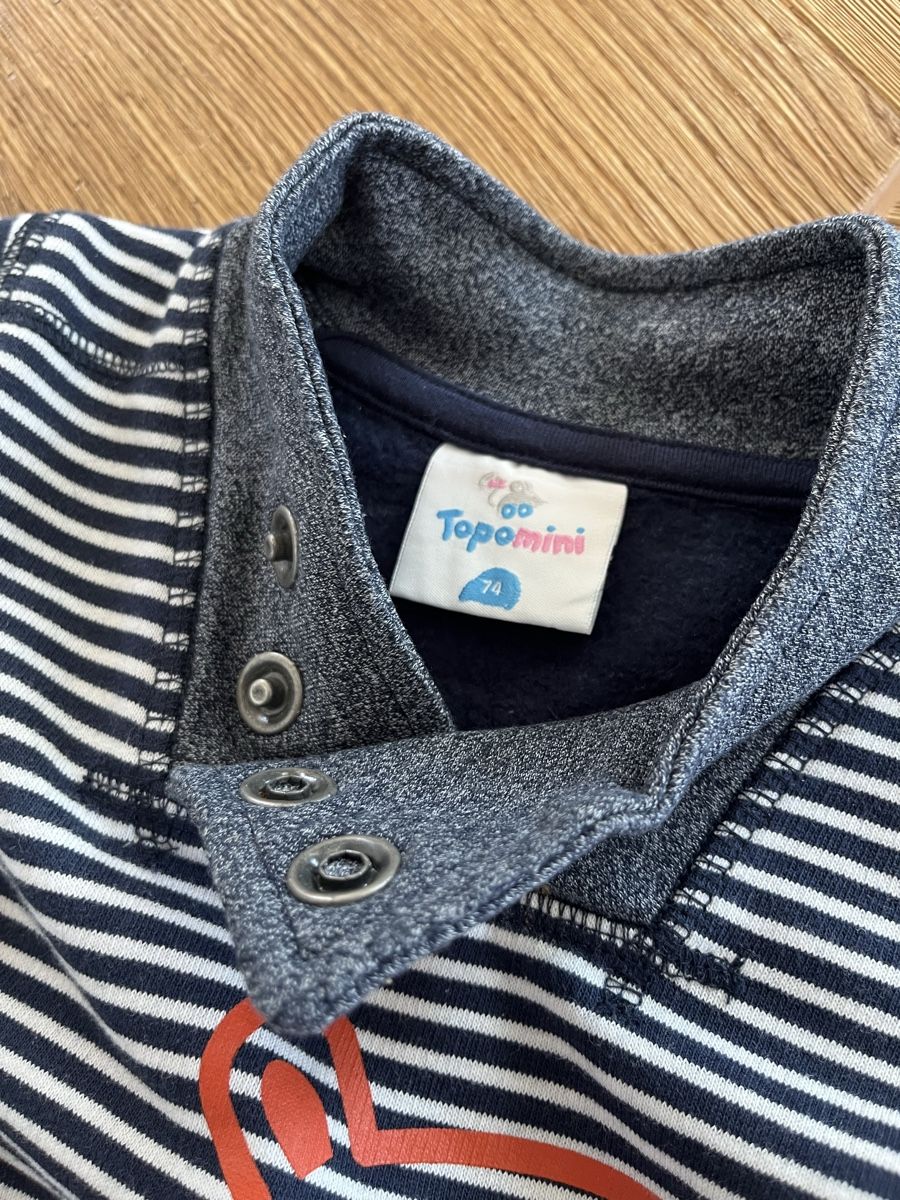Maglioni & Felpe: Topomini 2 x Pullover Langarmshirt Größe 74 – Usato da Wolfwil venduto da NewGirl 3