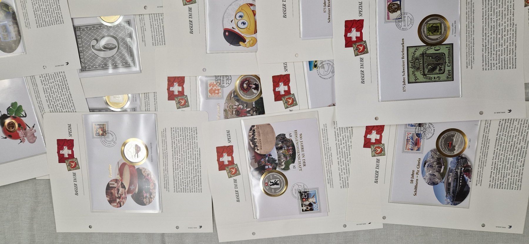 Tutti le monete: ERSTTAGSBRIEF MÜNZEN BASLER TAUBE – Usato da Bilten venduto da Mic2022 2