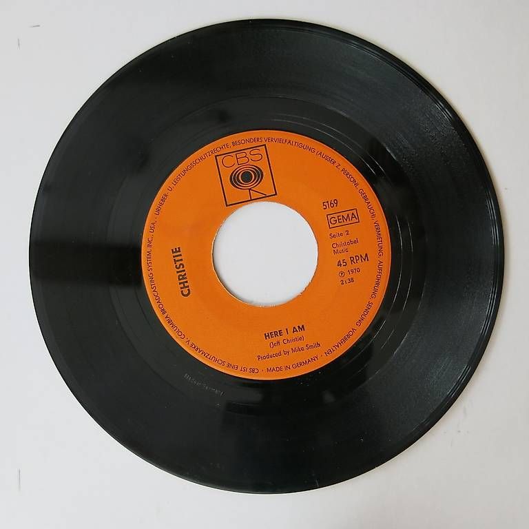 Dischi in vinile: Vinyl-Single 7" Christie – Usato da Bözen venduto da Keramik22 2