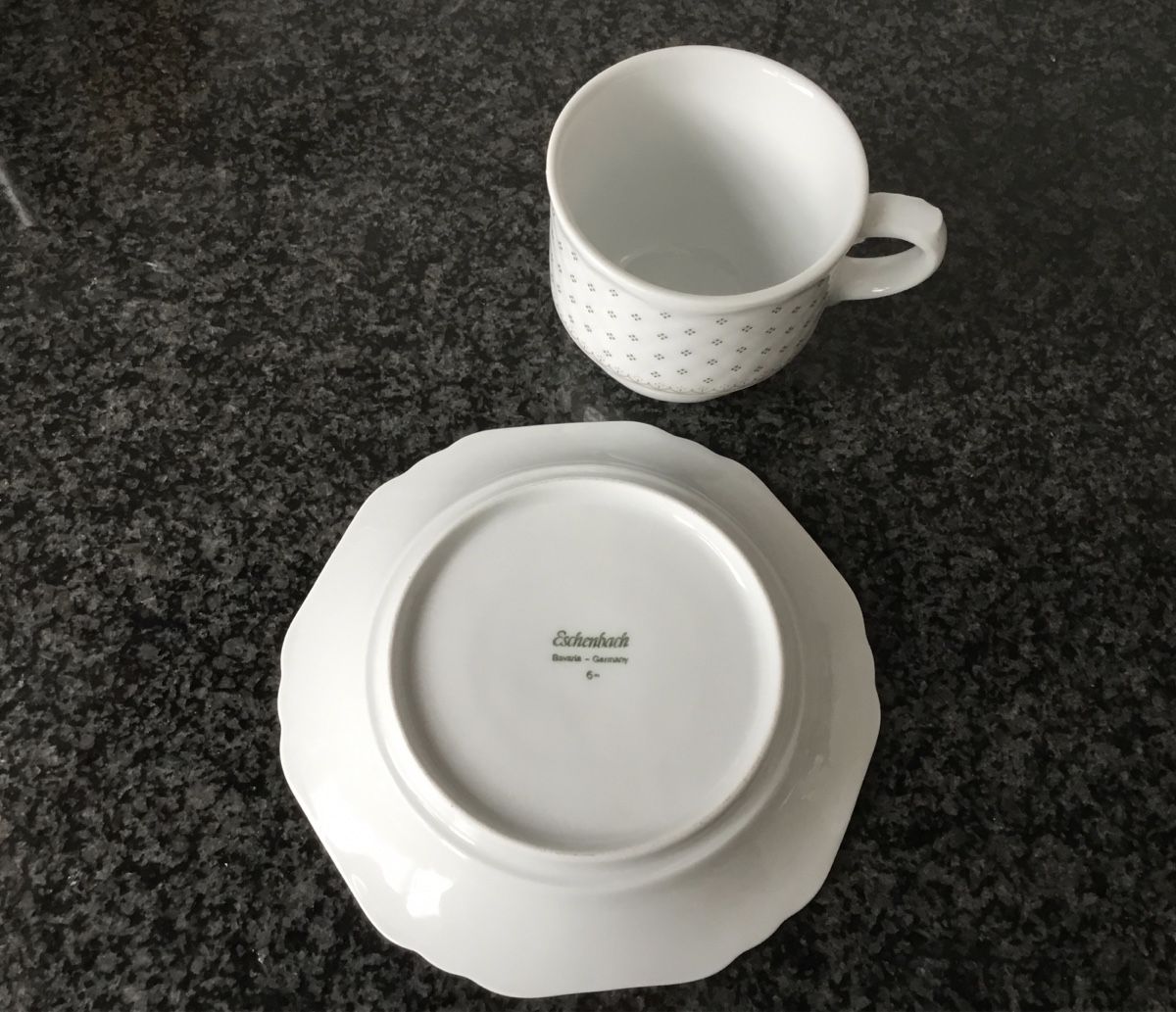 Eschenbach Tazze: 6-er Set Kaffetassen robust stapelbar – Nuovo (secondo la descrizione) da Rüschlikon venduto da succes08 2