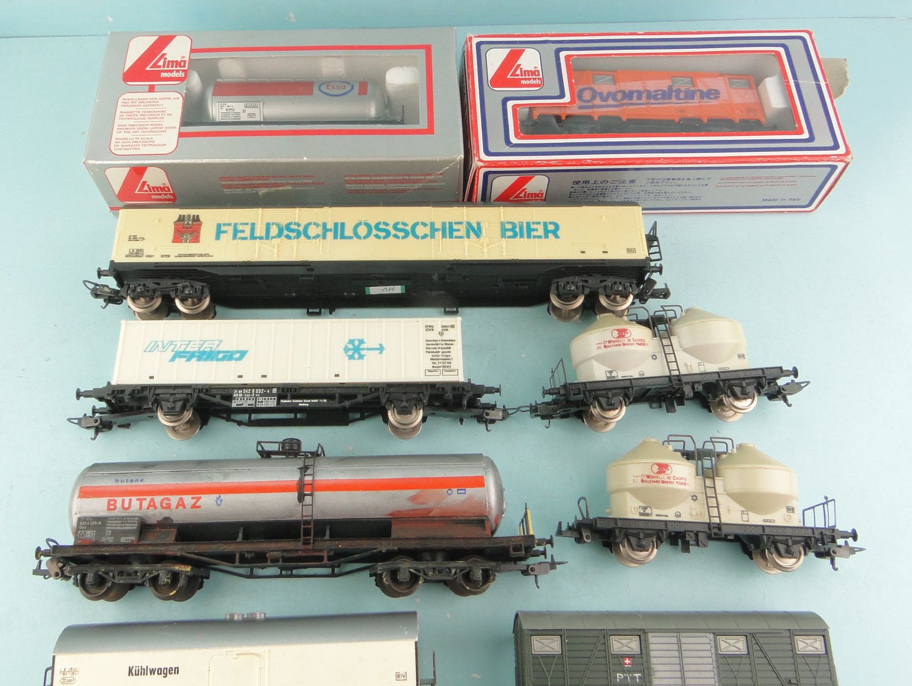 Lima Modellini di ferrovie: LIMA Spur H0 9 Güterwagen – Usato da Bülach venduto da cann11