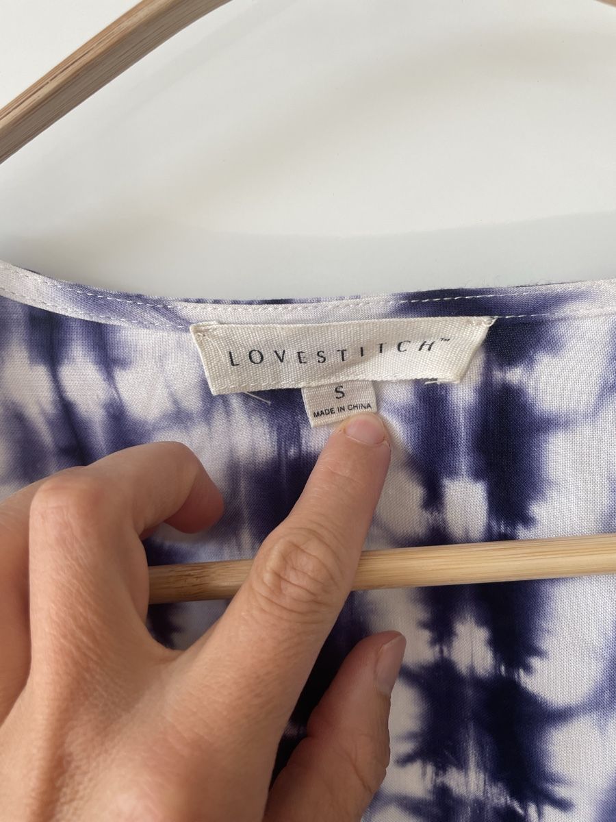 Camicette: Wunderschöne Lovestitch Wickelbluse / Top Batik Gr. S – Usato da Neukirch an der Thur venduto da bee88 2