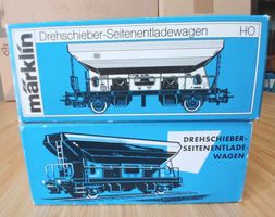 Märklin HO 4631,2 wagons trémie rouge, en bel état, occasion