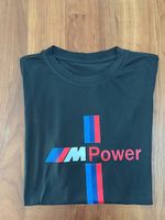 Tshirt schwarz mit M Power Logo, Grösse L