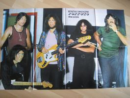 Deep Purple G. Harrison Popfoto 1972 Riesen Poster  Rarität