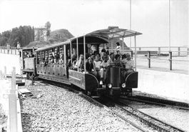 Monte Generoso TI Treno a cremagliera alla stazione Bahn 