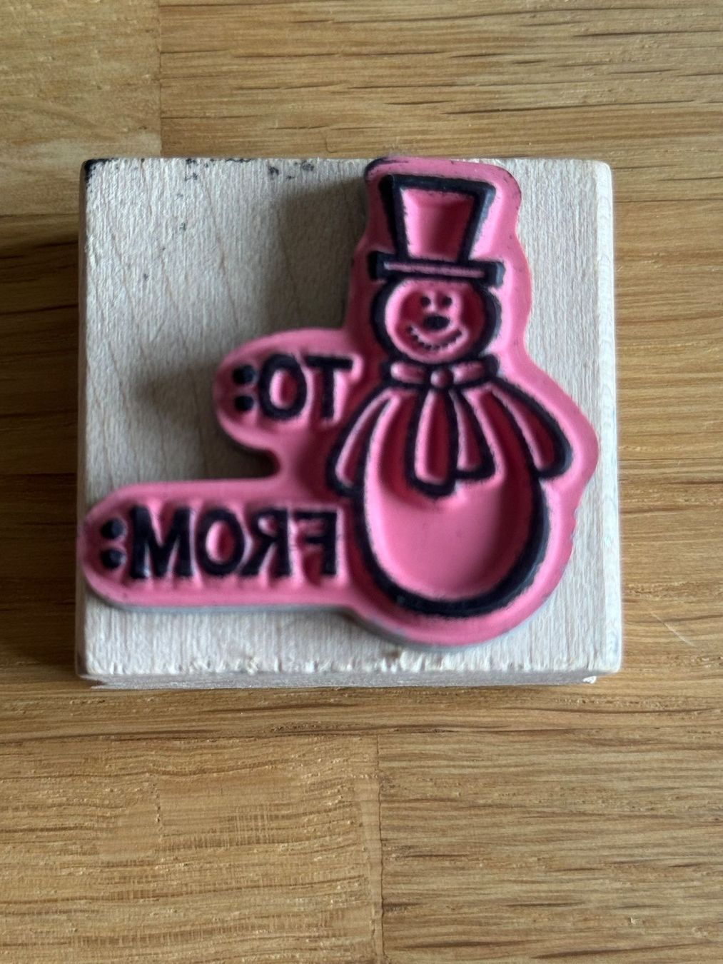 Stempel: Holzstempel Snowmen von Stampabilities - P – Gebraucht aus Neukirch (Egnach) von muolen 1