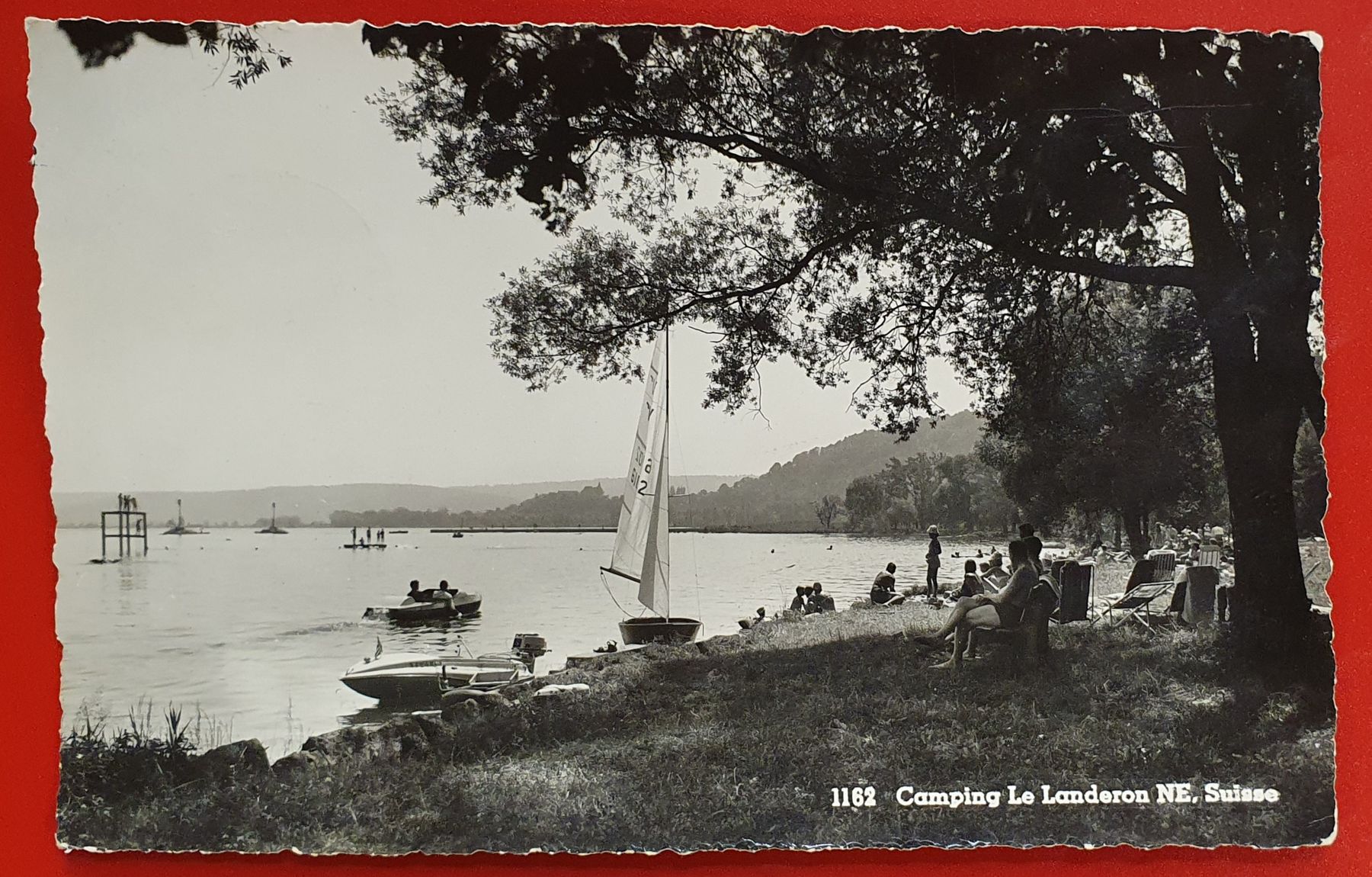 Cartoline postali: Camping Le Landeron NE 1964 – Usato da Kreuzlingen venduto da Rschweiz1