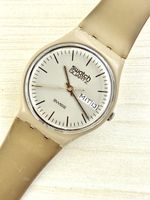 Swatch Sammeln 383Armbanduhr beige gebraucht 