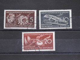 DDR 1957 Naturschutzwoche gest.