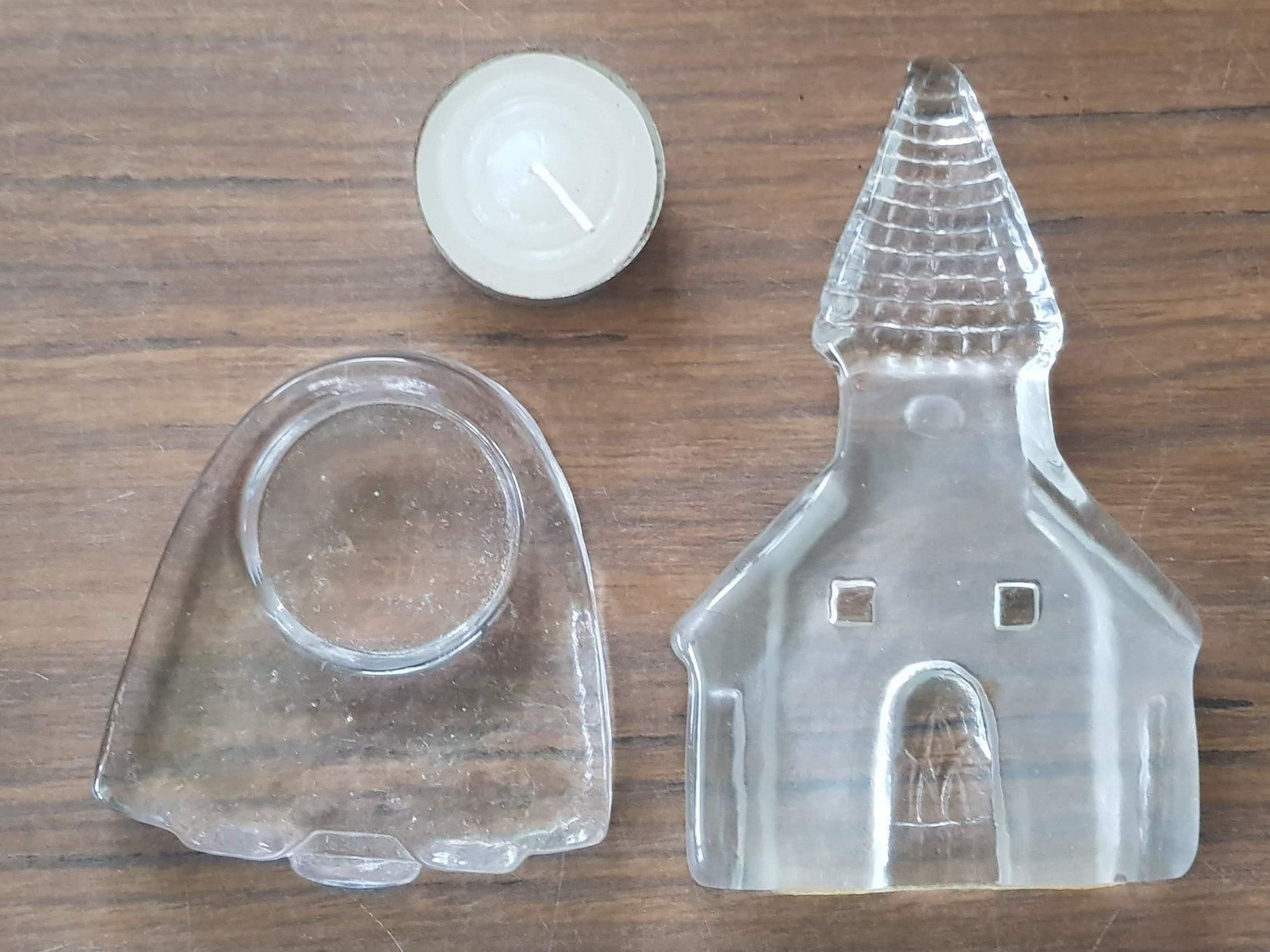 Portacandele: Kerzenhalter Kirche Glas – Usato da Mörschwil venduto da wunderkiste44 8