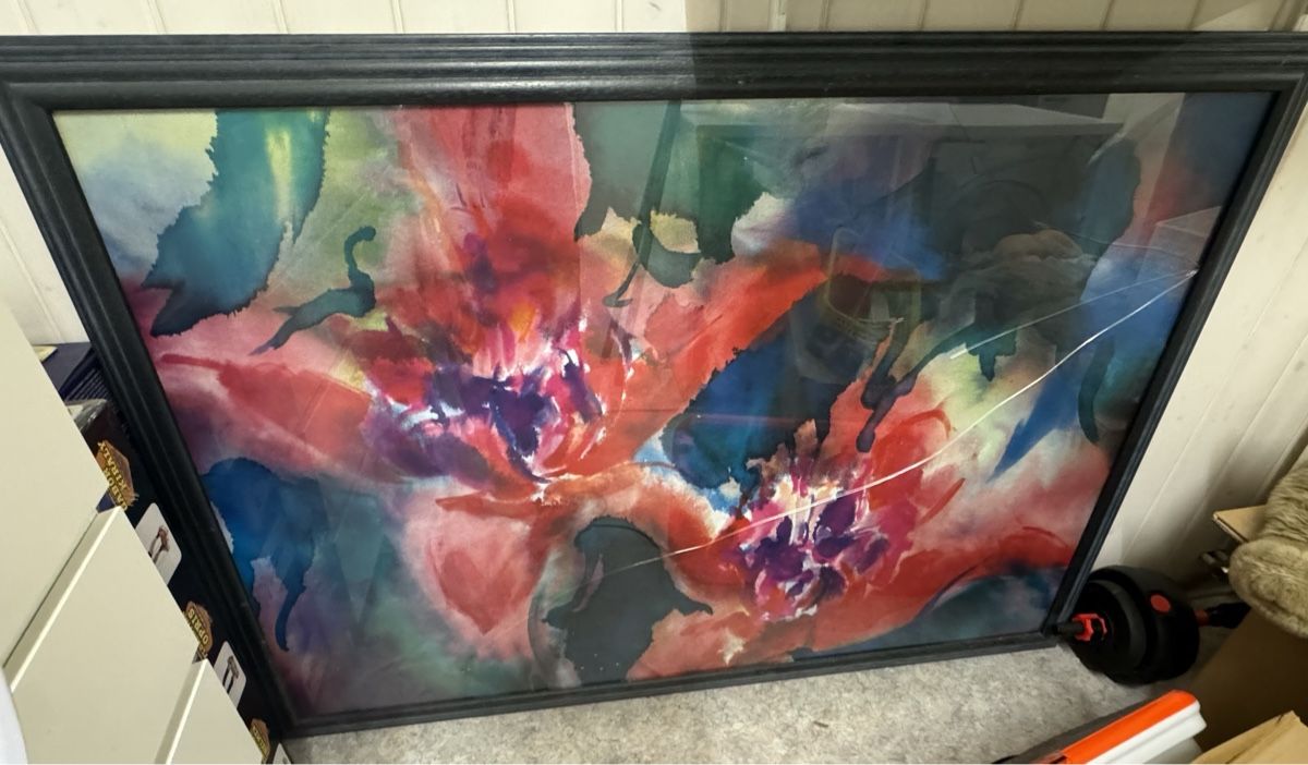 Foto & Immagini: Blumenbild mit Rahmen – Usato da Fehraltorf venduto da sunshine1967