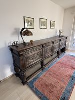 Antikes Sideboard aus Eiche im Tudor Stil