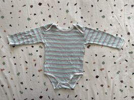 Langarmbody, gestreift, Grösse 86/92